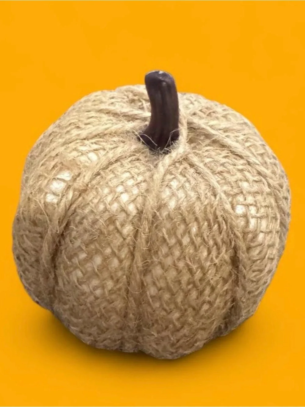 Source Unknown Buffalo Plaid, White & Tan Fabric Pumpkin Set